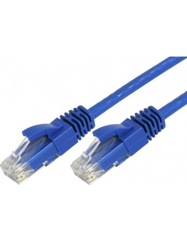 Powertech U/UTP Cat.5e Cable 1m Μπλε...
