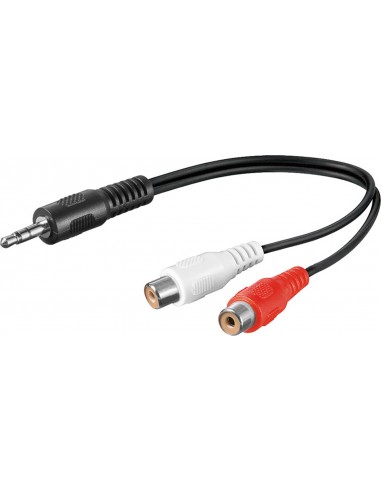 Goobay 3.5mm male - 2x RCA female...