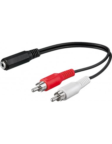 Goobay RCA female -2x RCA male (50092)