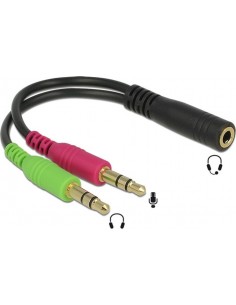 DeLock 2x 3.5mm male -... 2