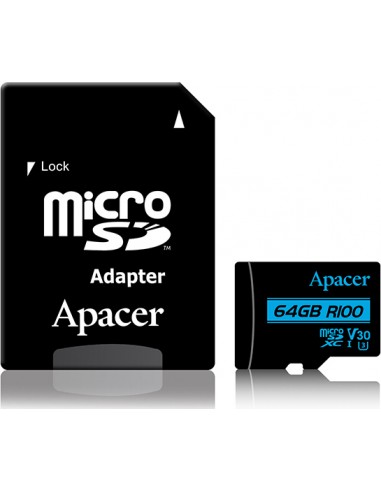 Apacer R100 SDXC 64GB U3 V30