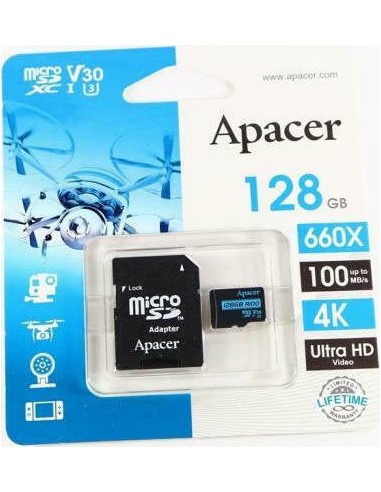 Apacer R100 microSDXC 128GB Class 10...