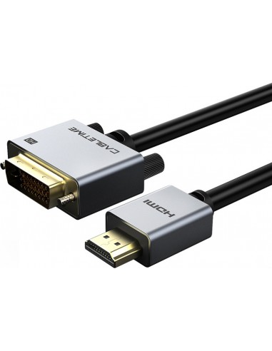 Cabletime Cable DVI-I male - HDMI...