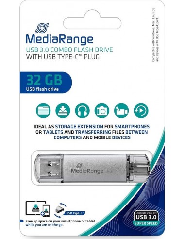 MediaRange 32GB USB 3.0 Stick με...